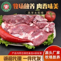 內蒙古草原蒙福羔羊太陽卷羊肉卷火鍋羊肉卷冷凍羊肉片工廠批發